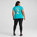 Zennovawear Malik Willis Miami Dolphins Women's Game Jersey - Aqua