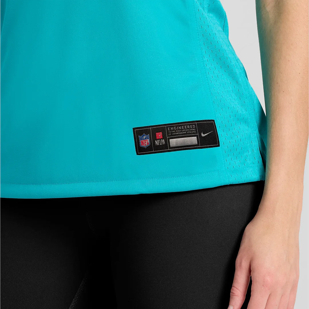 Zennovawear Malik Willis Miami Dolphins Women's Game Jersey - Aqua