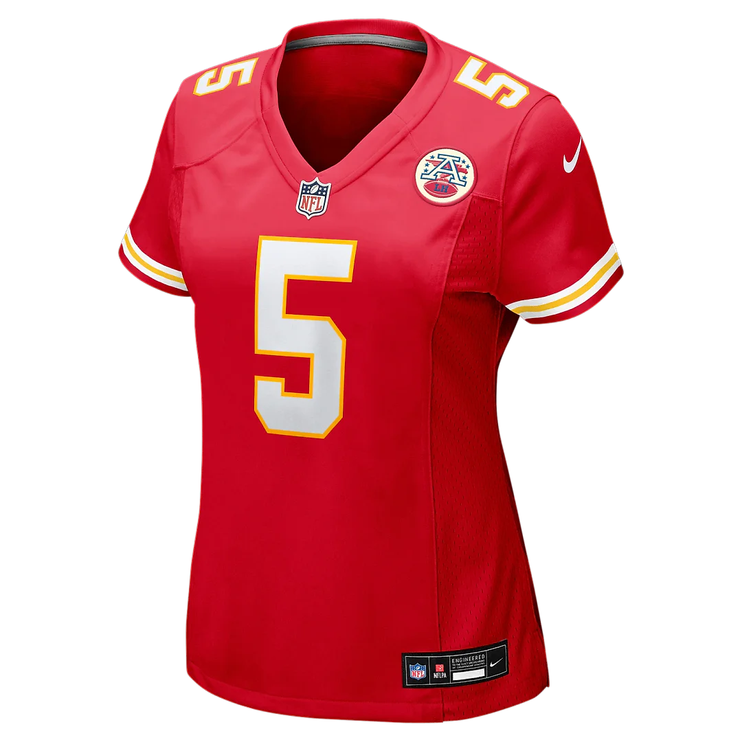 Zennovawear Mansoor Delane Kansas City Chiefs Women's Game Jersey - Red