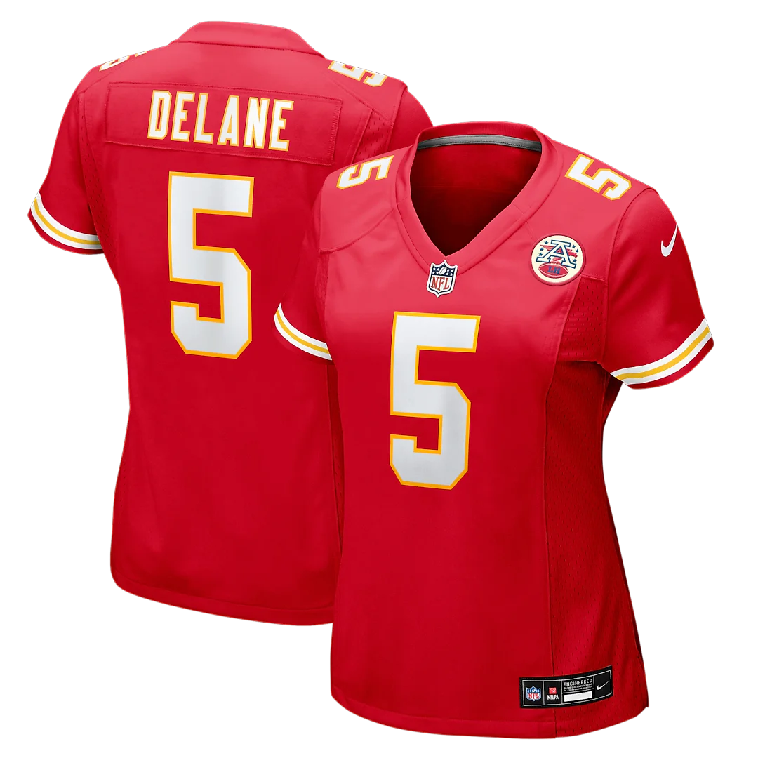 Zennovawear Mansoor Delane Kansas City Chiefs Women's Game Jersey - Red