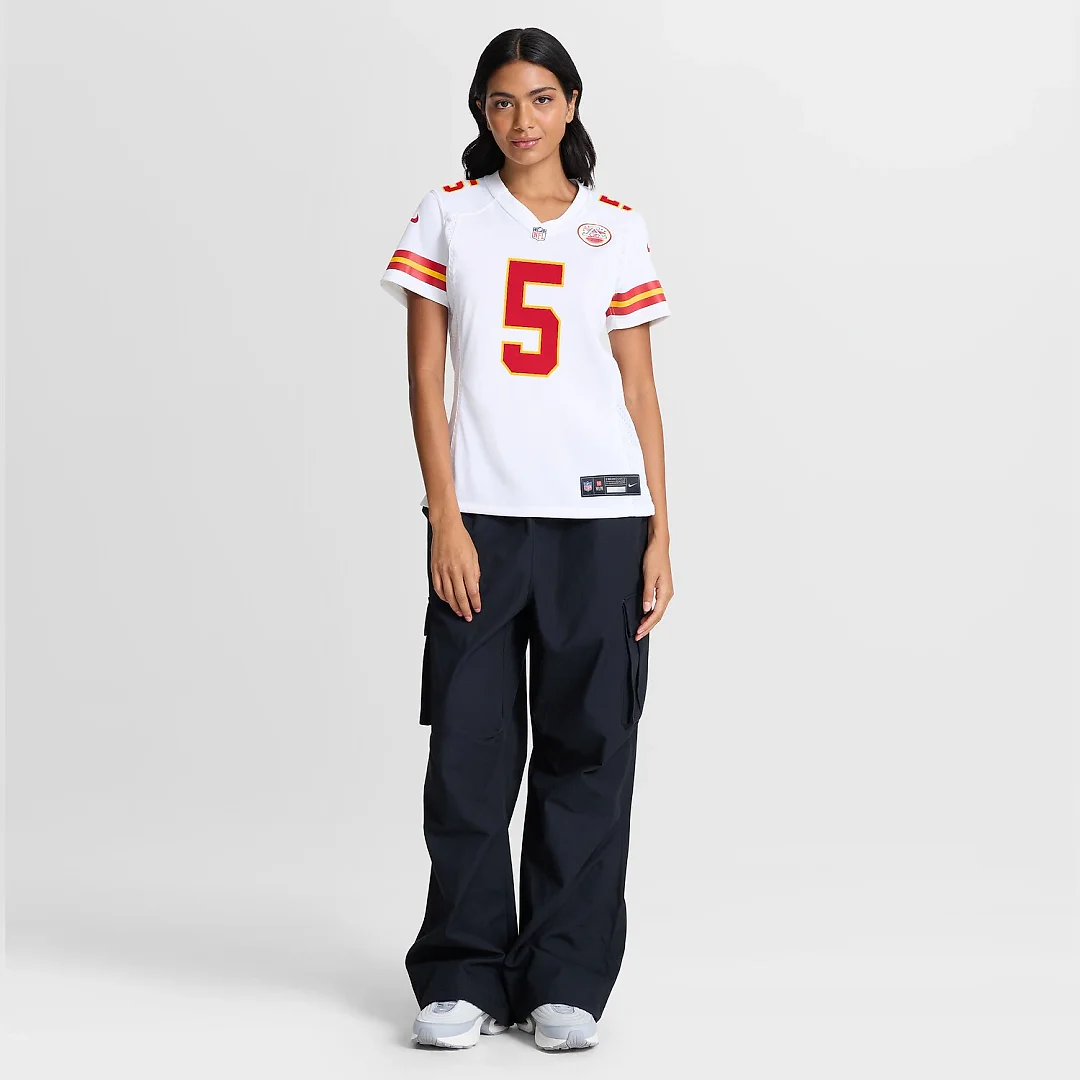 Zennovawear Mansoor Delane Kansas City Chiefs Women's Game Jersey - White