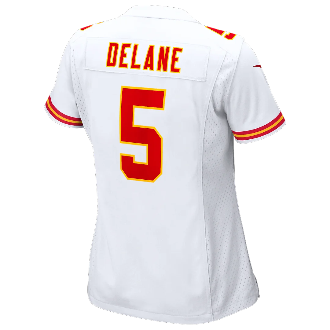 Zennovawear Mansoor Delane Kansas City Chiefs Women's Game Jersey - White