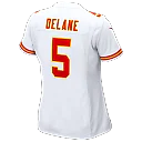 Zennovawear Mansoor Delane Kansas City Chiefs Women's Game Jersey - White