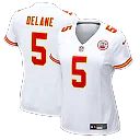 Zennovawear Mansoor Delane Kansas City Chiefs Women's Game Jersey - White