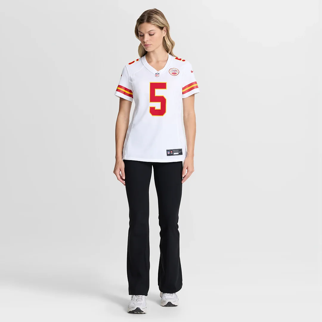 Zennovawear Mansoor Delane Kansas City Chiefs Women's Game Jersey - White