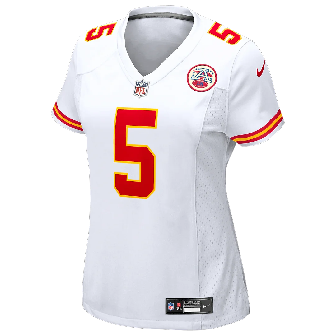 Zennovawear Mansoor Delane Kansas City Chiefs Women's Game Jersey - White