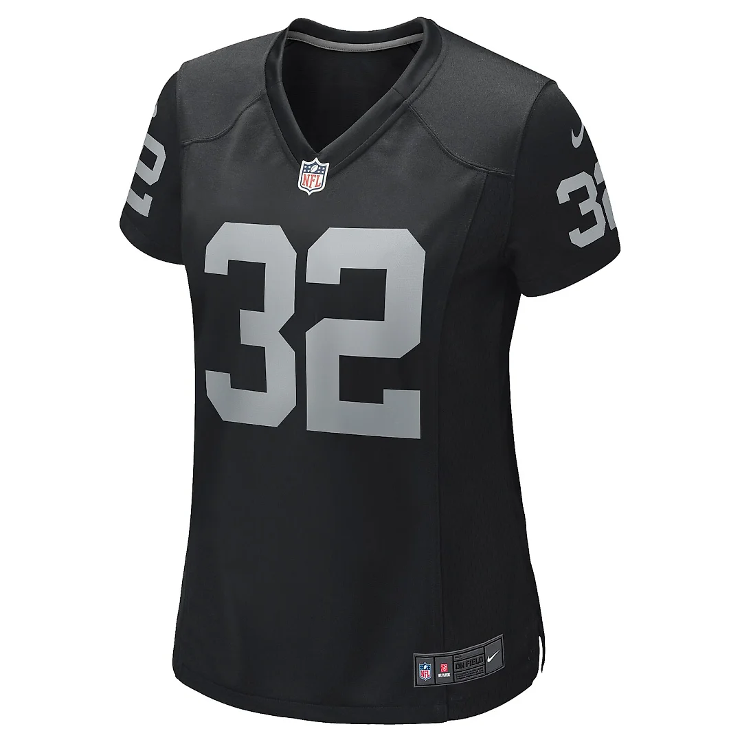 Zennovawear Marcus Allen Las Vegas Raiders Women's Game Retired Player Jersey - Black