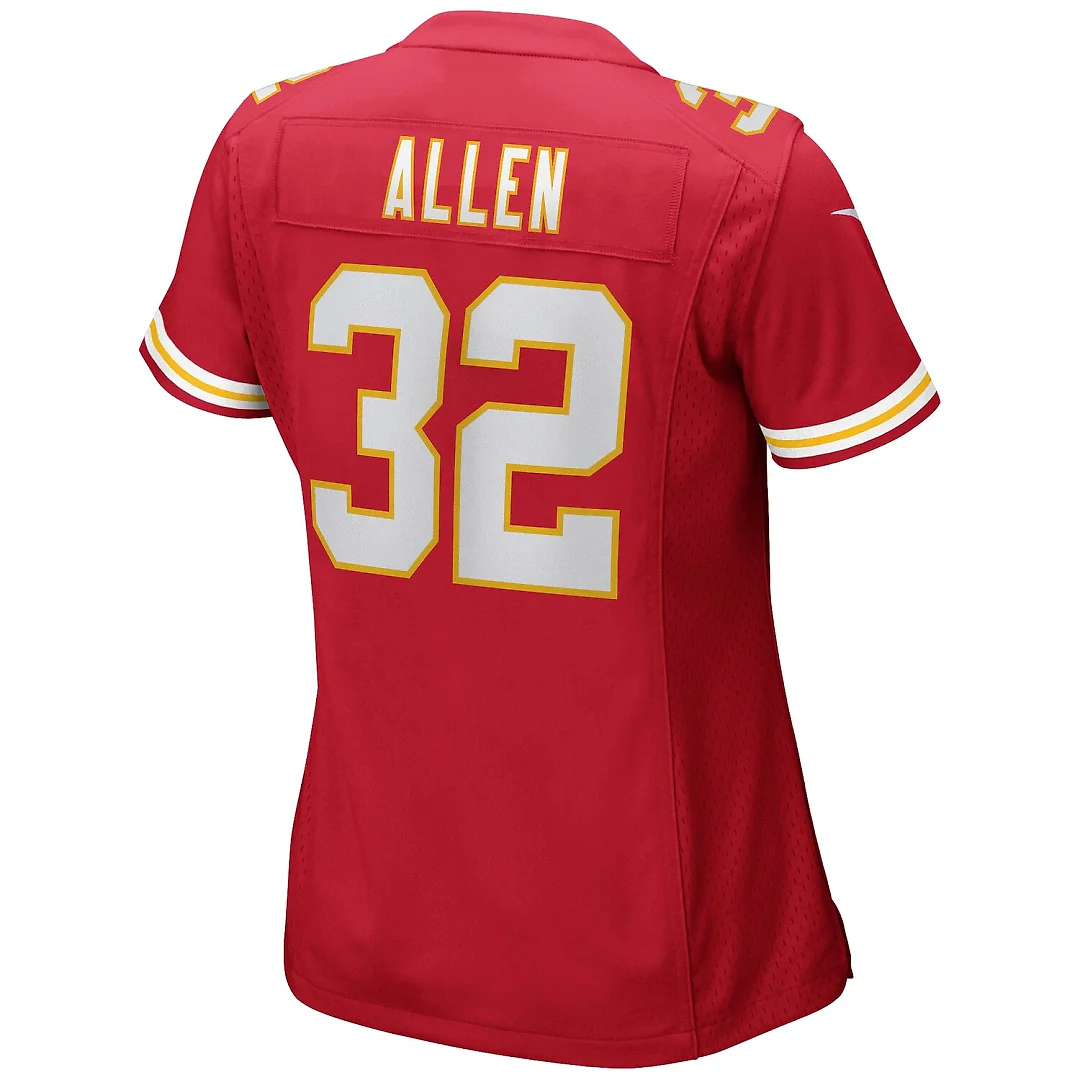 Zennovawear Marcus Allen Kansas City Chiefs Women's Game Retired Player Jersey - Red