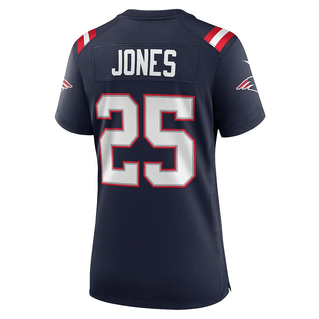Zennovawear Marcus Jones New England Patriots Women's Game Jersey - Navy