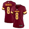 Zennovawear Marcus Mariota Washington Commanders Women's Team Game Jersey - Burgundy