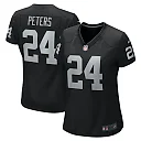 Zennovawear Marcus Peters Las Vegas Raiders Women's Team Game Jersey - Black