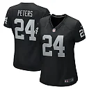 Zennovawear Marcus Peters Las Vegas Raiders Women's Team Game Jersey - Black