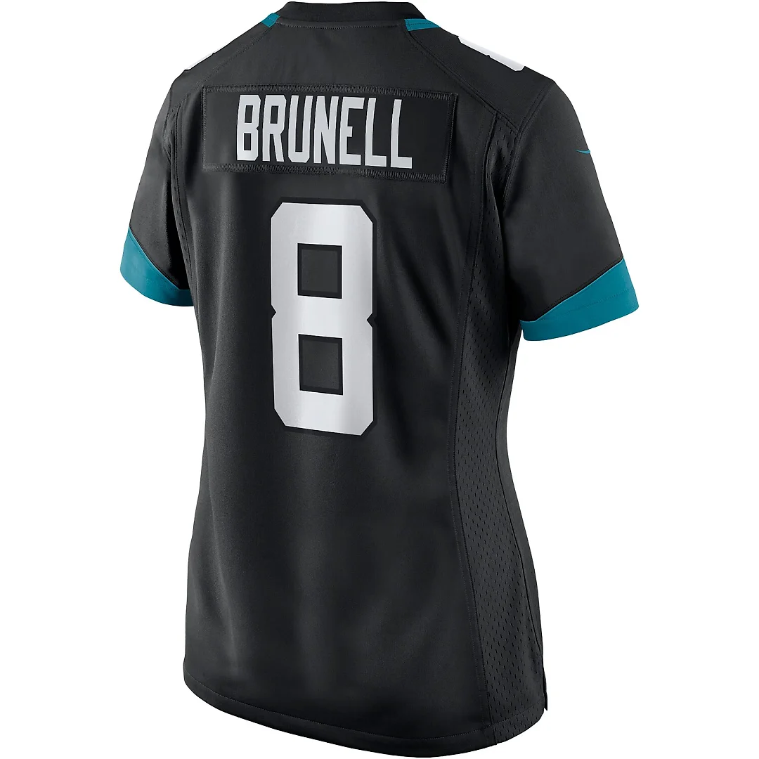 Zennovawear Mark Brunell Jacksonville Jaguars Women's Game Retired Player Jersey - Black