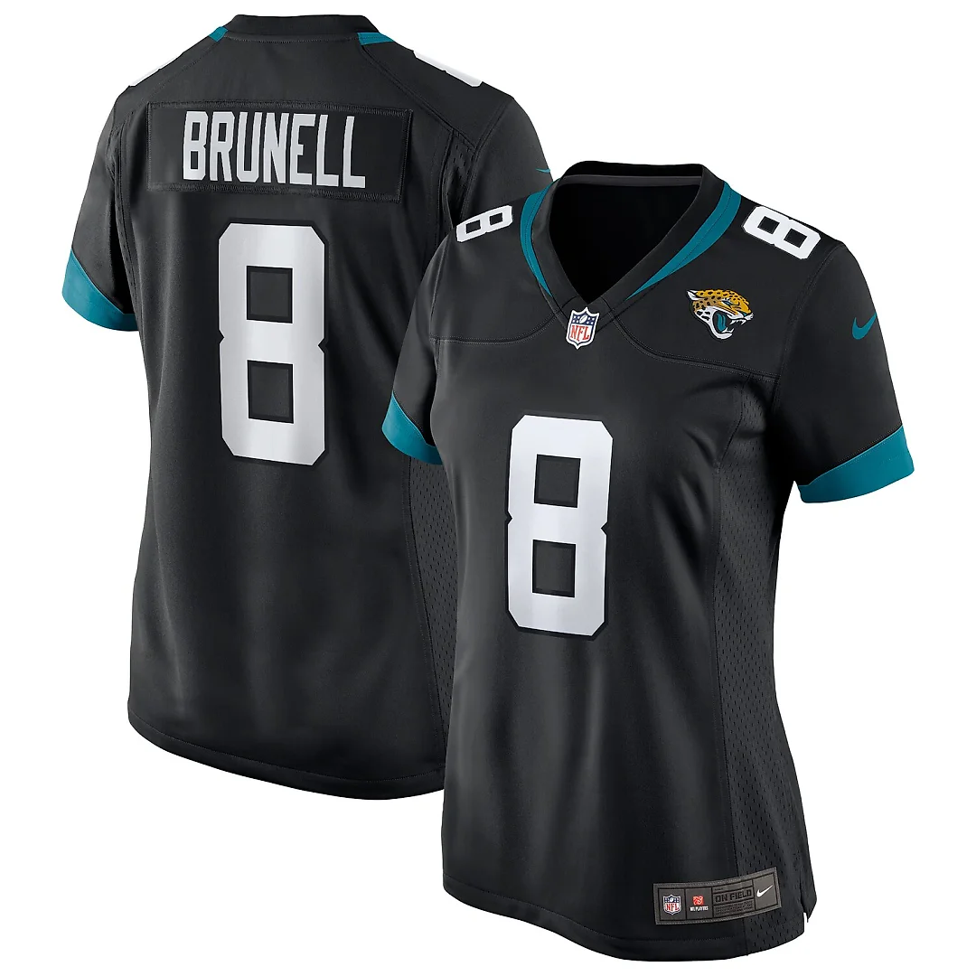 Zennovawear Mark Brunell Jacksonville Jaguars Women's Game Retired Player Jersey - Black
