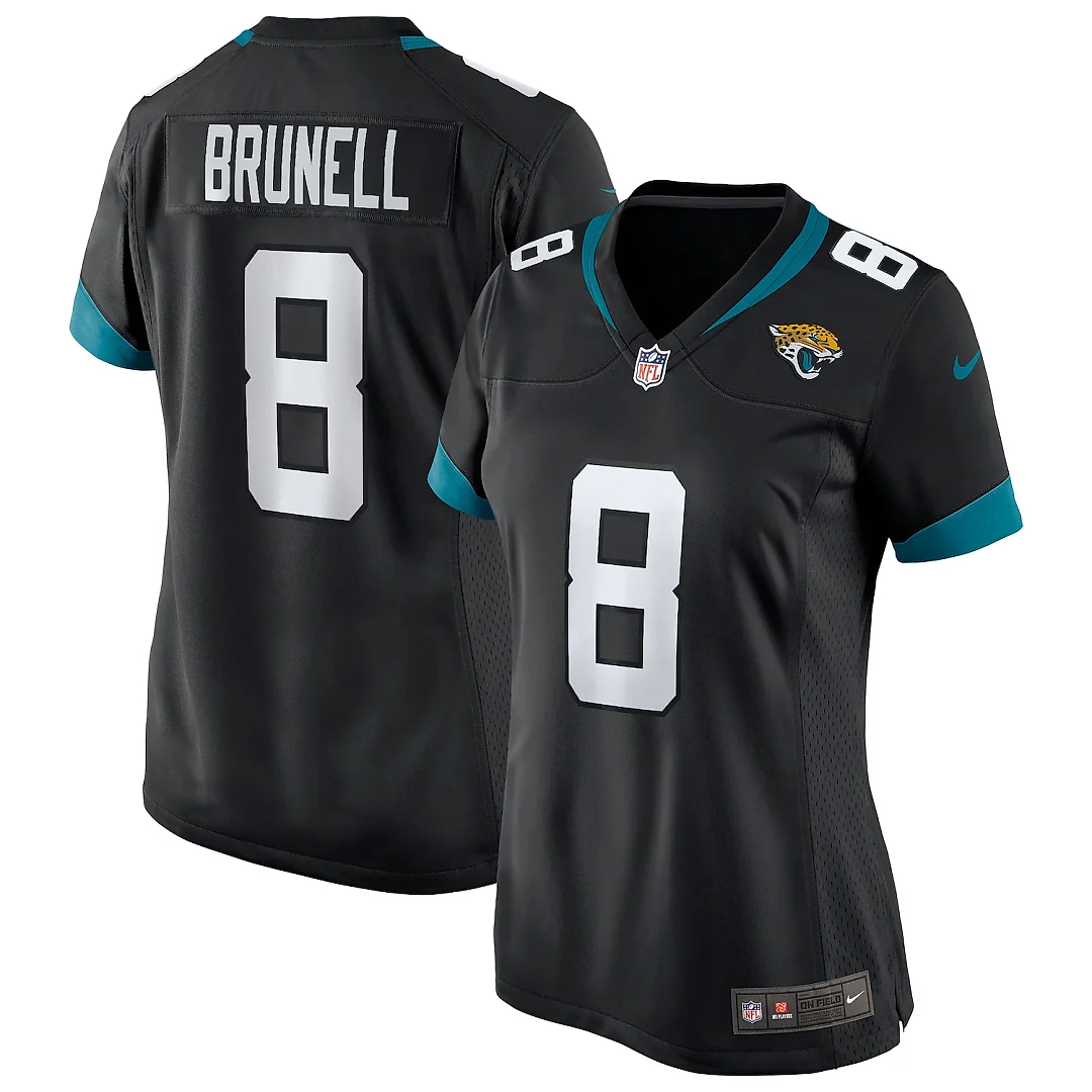 Zennovawear Mark Brunell Jacksonville Jaguars Women's Game Retired Player Jersey - Black