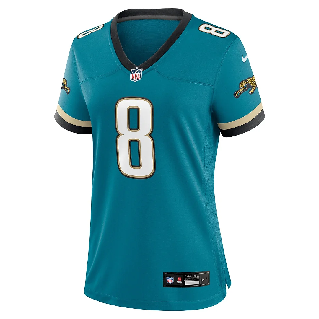 Zennovawear Mark Brunell Jacksonville Jaguars Women's Prowler Throwback Retired Player Game Jersey - Teal