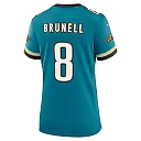 Zennovawear Mark Brunell Jacksonville Jaguars Women's Prowler Throwback Retired Player Game Jersey - Teal