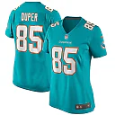 Zennovawear Mark Duper Miami Dolphins Women's Game Retired Player Jersey - Aqua