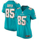 Zennovawear Mark Duper Miami Dolphins Women's Game Retired Player Jersey - Aqua