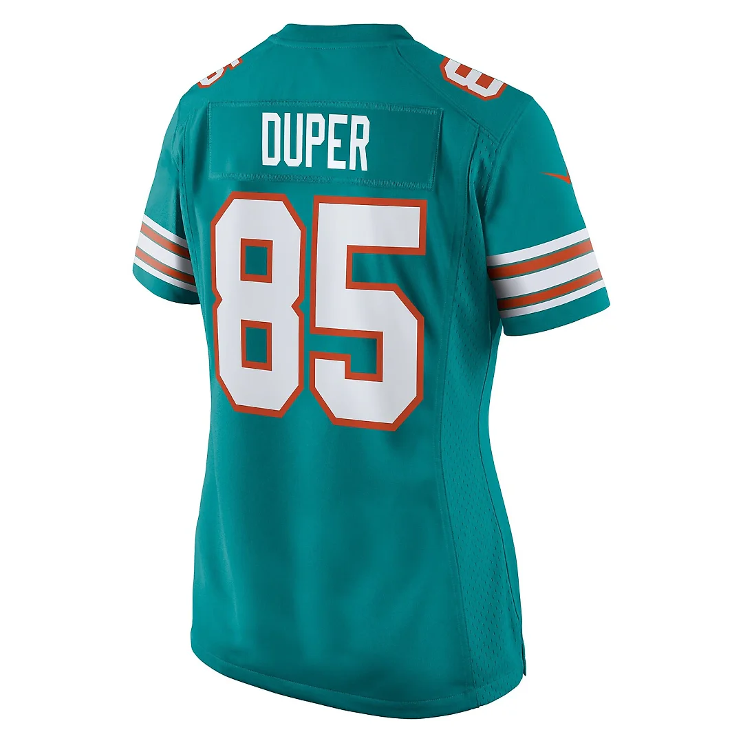 Zennovawear Mark Duper Miami Dolphins Women's Retired Player Jersey - Aqua