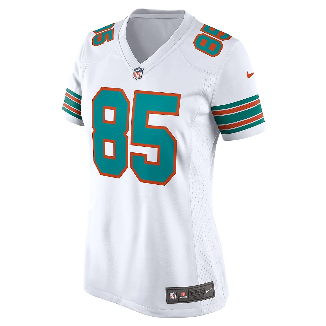 Zennovawear Mark Duper Miami Dolphins Women's Retired Player Jersey - White