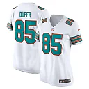 Zennovawear Mark Duper Miami Dolphins Women's Retired Player Jersey - White
