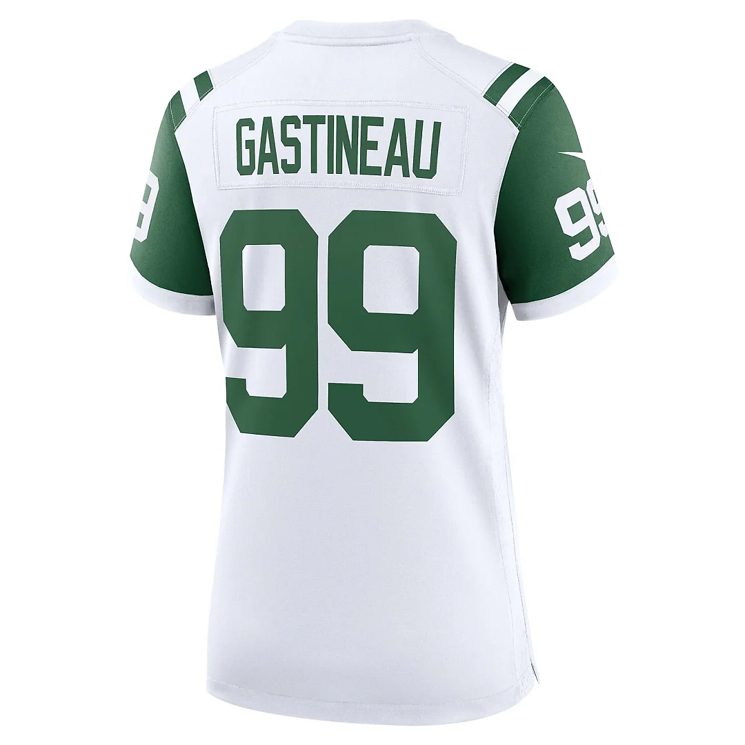 Zennovawear Mark Gastineau New York Jets Women's Classic Alternate Retired Player Game Jersey - White