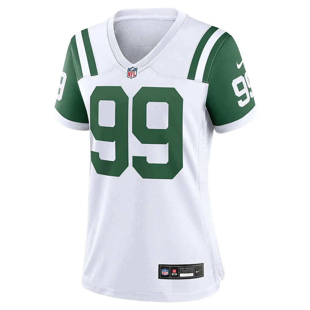 Zennovawear Mark Gastineau New York Jets Women's Classic Alternate Retired Player Game Jersey - White