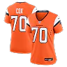 Zennovawear Marques Cox Denver Broncos Women's Team Game Jersey - Orange