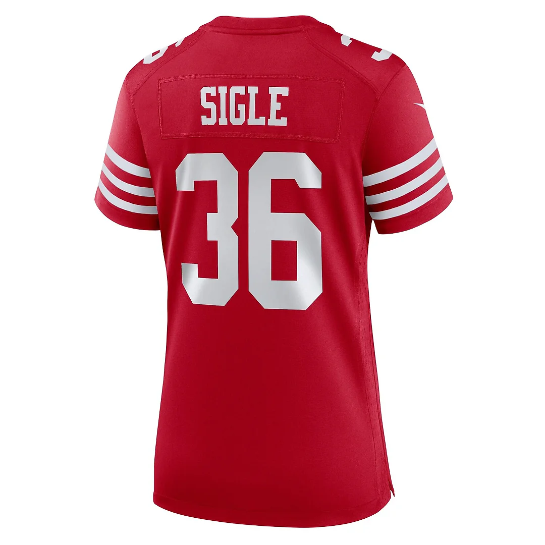 Zennovawear Marques Sigle San Francisco 49ers Women's Team Game Jersey - Scarlet