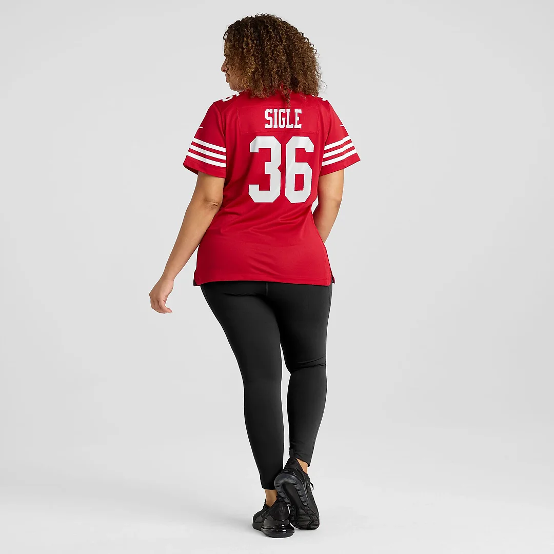 Zennovawear Marques Sigle San Francisco 49ers Women's Team Game Jersey - Scarlet