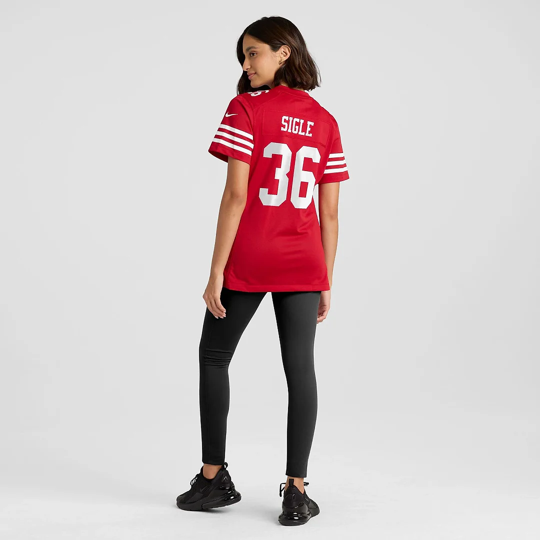 Zennovawear Marques Sigle San Francisco 49ers Women's Team Game Jersey - Scarlet