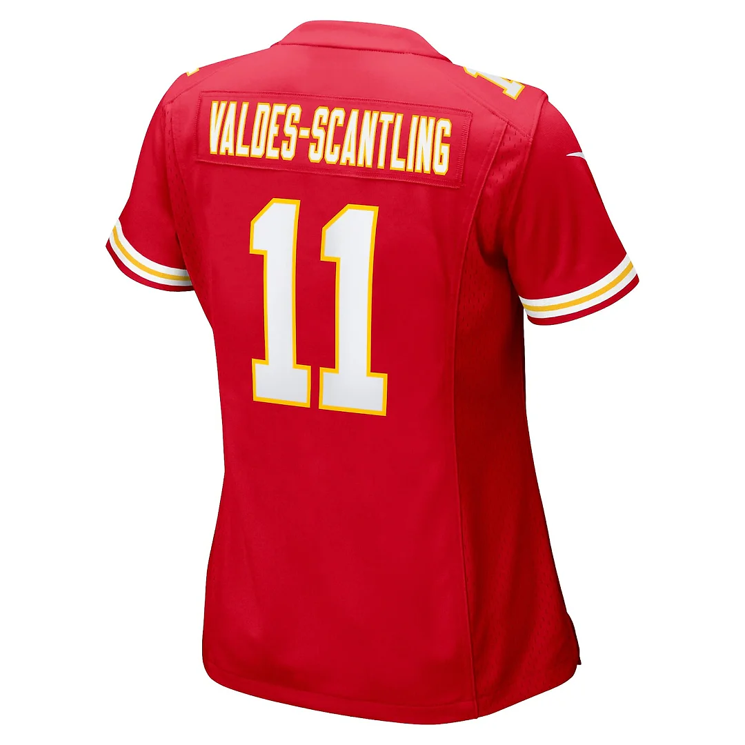 Zennovawear Marquez Valdes-Scantling Kansas City Chiefs Women's Game Jersey - Red