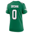 Zennovawear Marquise Brown Philadelphia Eagles Women's Alternate Game Jersey - Kelly Green