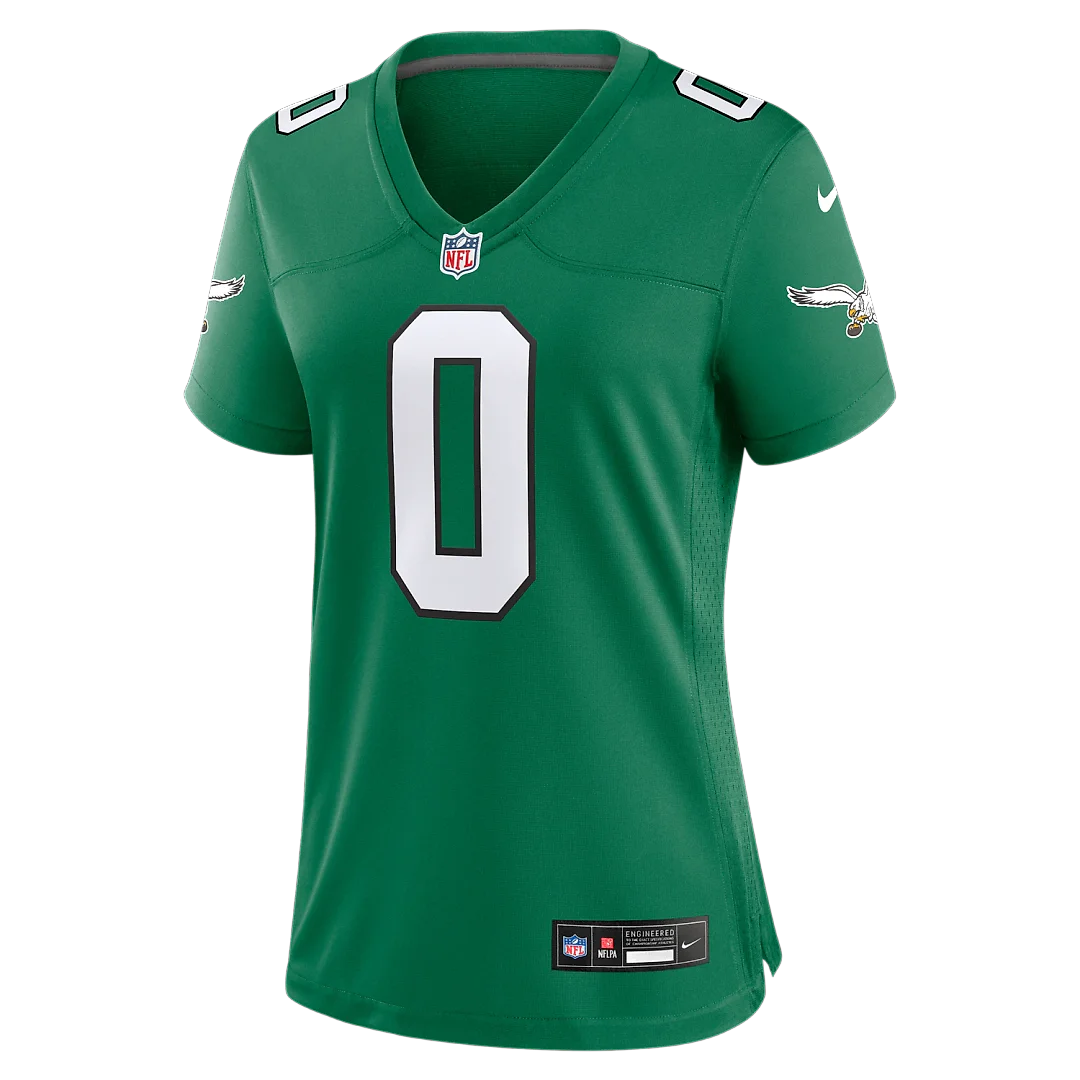 Zennovawear Marquise Brown Philadelphia Eagles Women's Alternate Game Jersey - Kelly Green