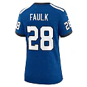 Zennovawear Marshall Faulk Indianapolis Colts Women's Indiana Nights Alternate Game Jersey - Royal