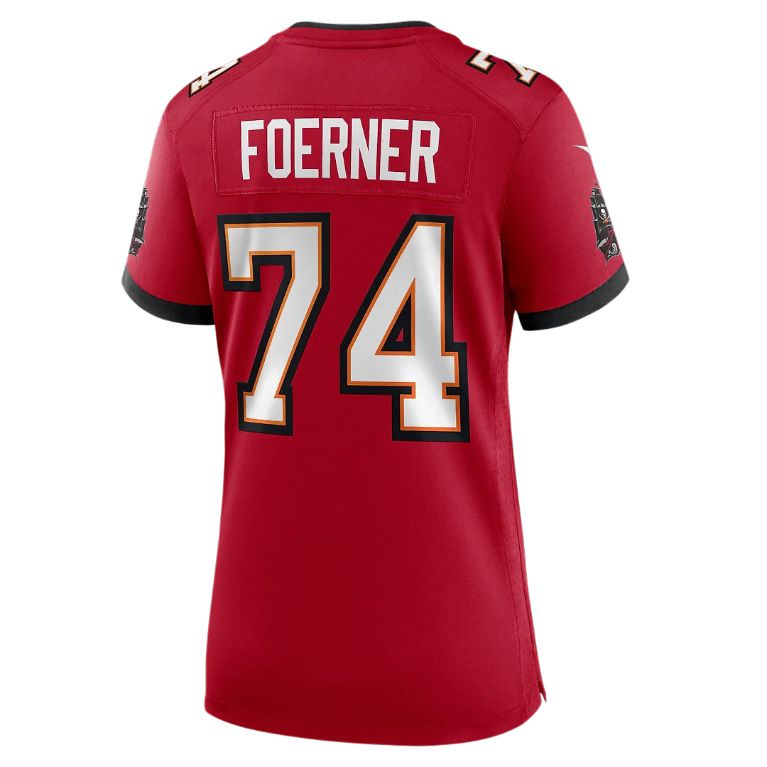 Zennovawear Marshall Foerner Tampa Bay Buccaneers Women's Team Game Jersey - Red