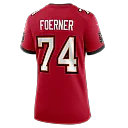 Zennovawear Marshall Foerner Tampa Bay Buccaneers Women's Team Game Jersey - Red