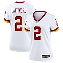 Zennovawear Marshon Lattimore Washington Commanders Women's Game Super Bowl Era Jersey - White