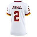 Zennovawear Marshon Lattimore Washington Commanders Women's Game Super Bowl Era Jersey - White