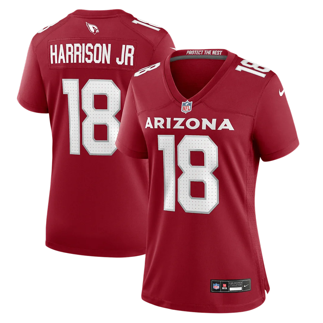 Zennovawear Marvin Harrison Jr. Arizona Cardinals Women's Player Game Jersey - Cardinal