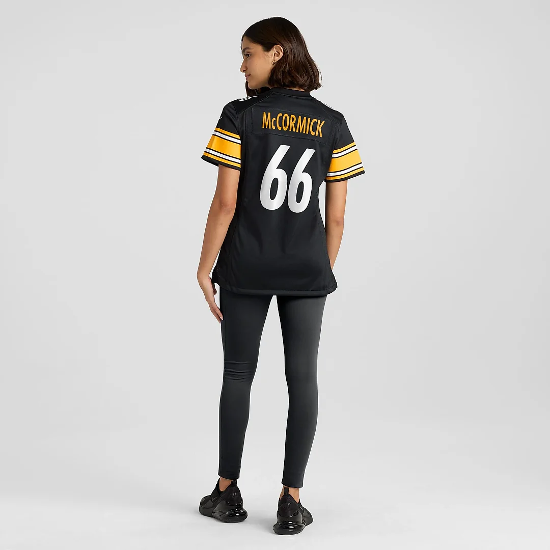Zennovawear Mason McCormick Pittsburgh Steelers Women's Team Game Jersey - Black