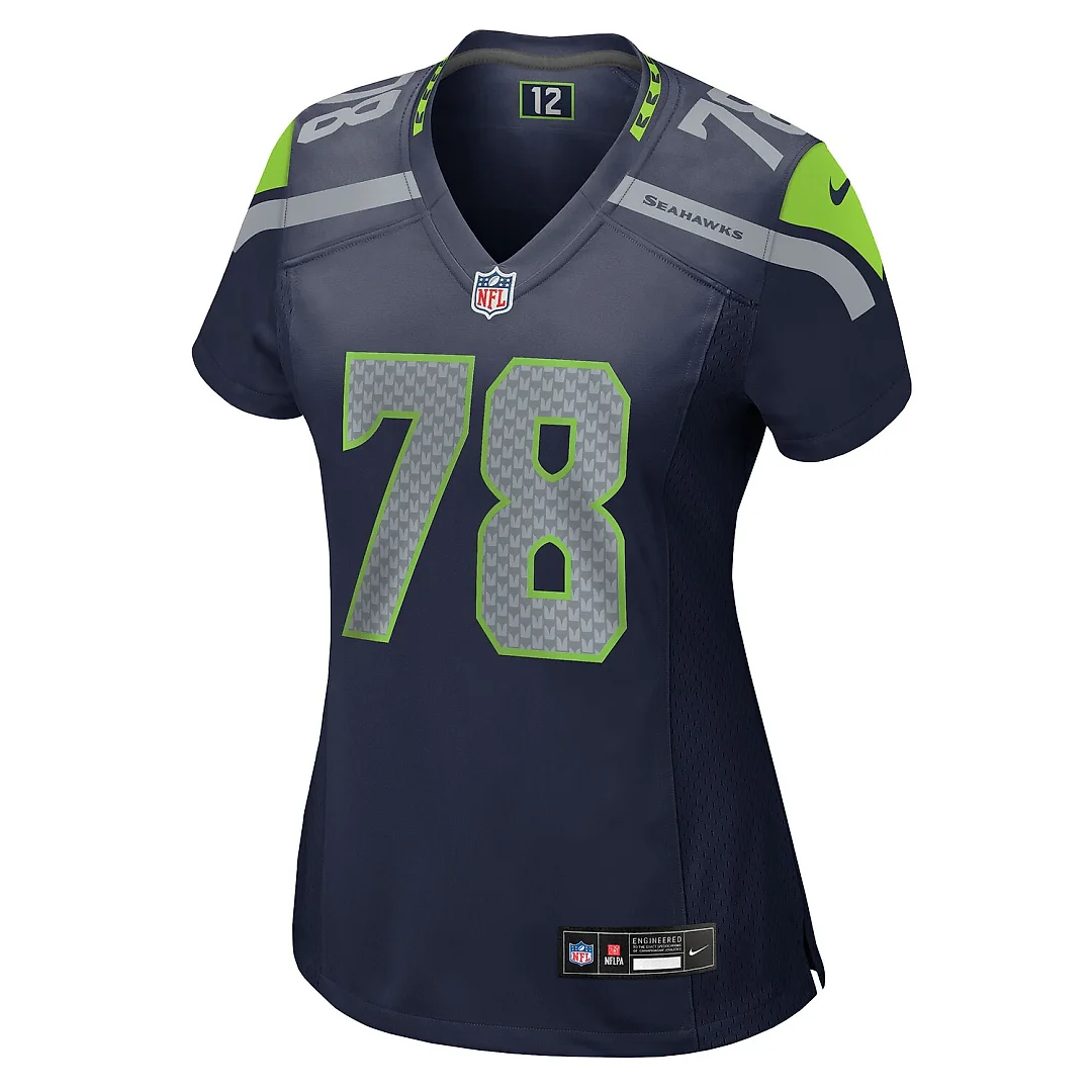 Zennovawear Mason Richman Seattle Seahawks Women's Team Game Jersey - College Navy