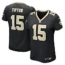 Zennovawear Mason Tipton New Orleans Saints Women's Team Game Jersey - Black
