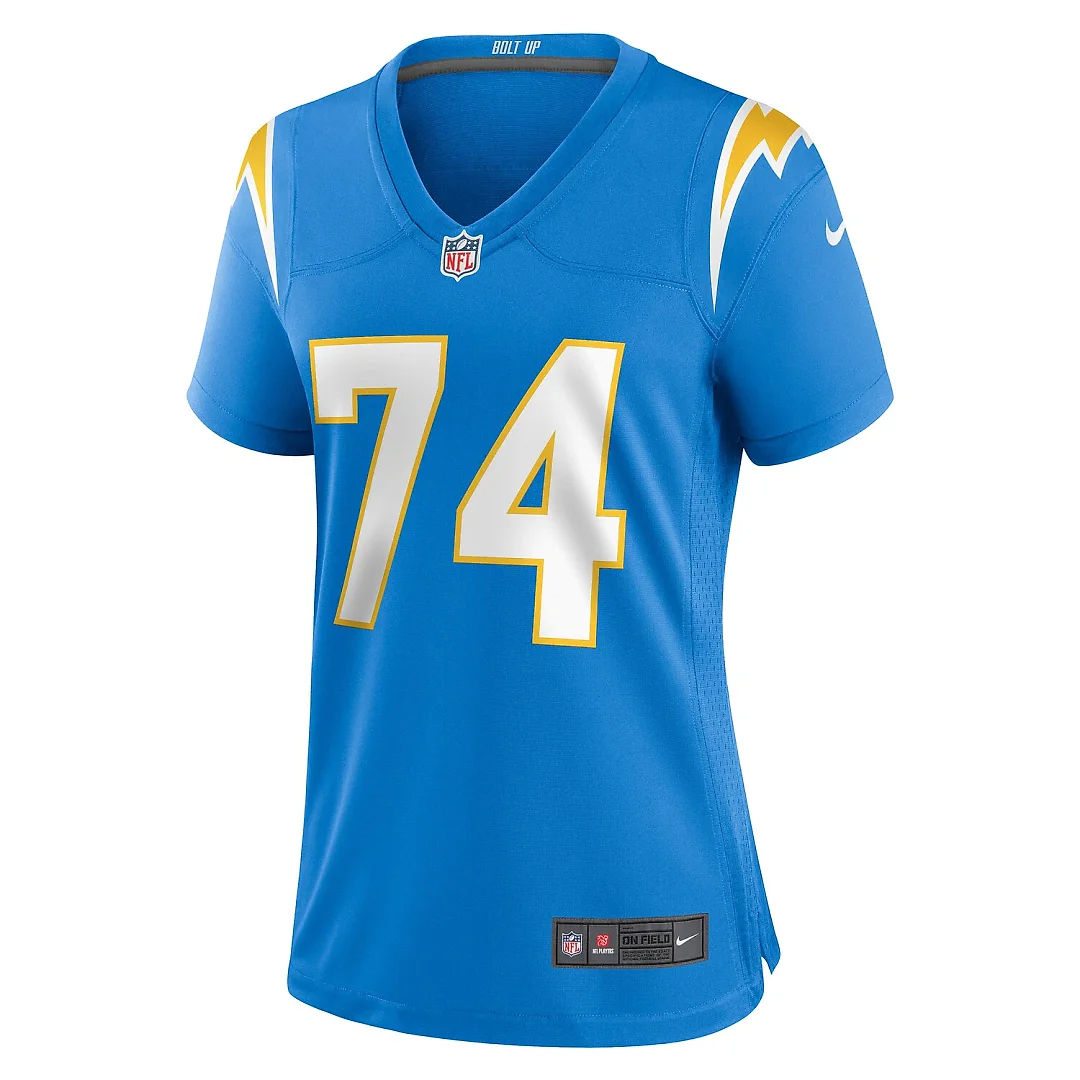 Zennovawear Matt Kaskey Los Angeles Chargers Women's Team Game Jersey - Powder Blue