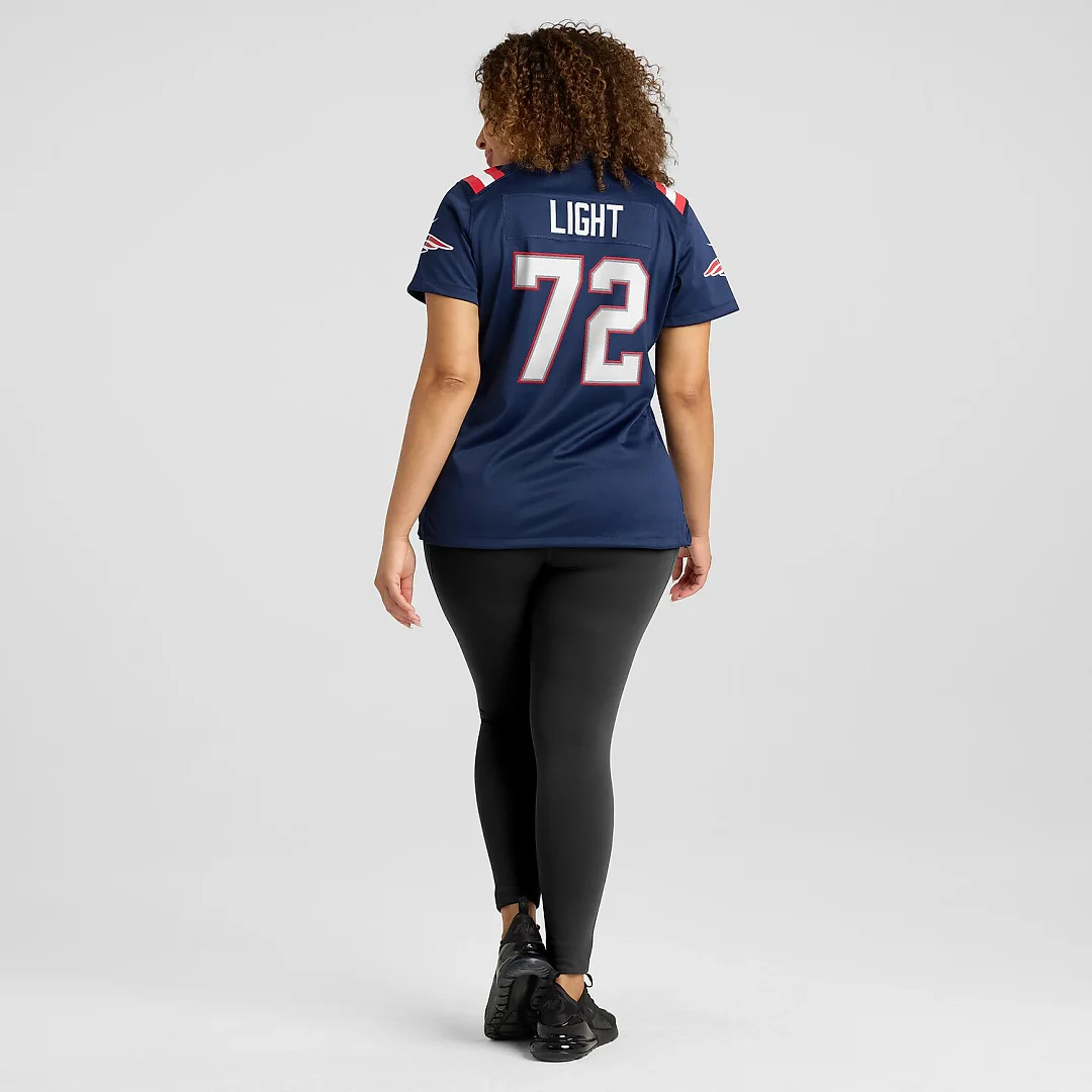Zennovawear Matt Light New England Patriots Women's Game Retired Player Jersey - Navy