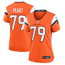 Zennovawear Matt Peart Denver Broncos Women's Team Game Jersey - Orange