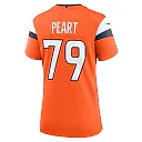 Zennovawear Matt Peart Denver Broncos Women's Team Game Jersey - Orange