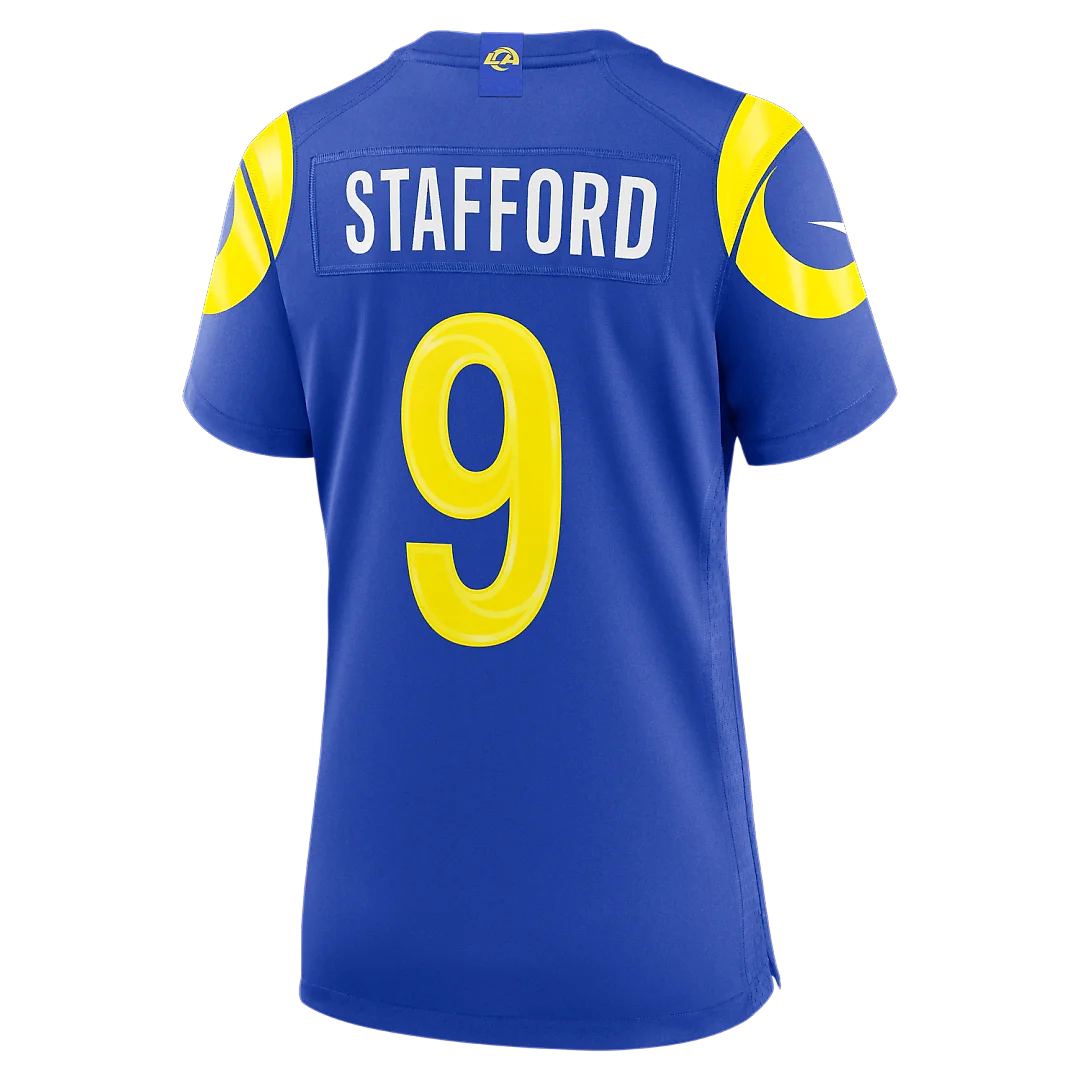 Zennovawear Matthew Stafford Los Angeles Rams Women's Game Jersey - Royal