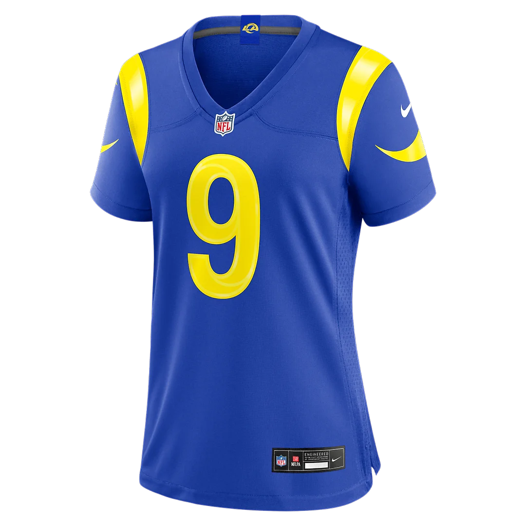 Zennovawear Matthew Stafford Los Angeles Rams Women's Game Jersey - Royal